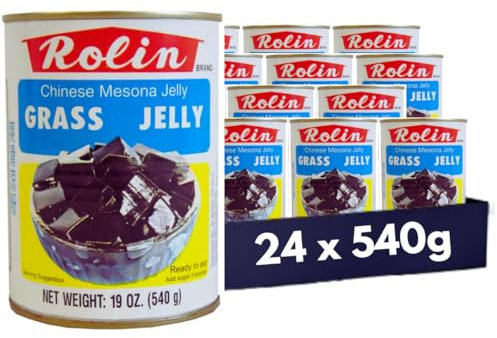 Grass Jelly – Mesona Jelly, Ready to Eat, No Sugar Added (24x540g)