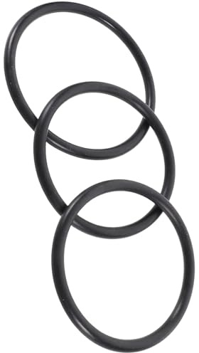 Klangschalenmatte Gummiringe für Klangschale, 3 Stück Schwarz | Gummi Ausführung, für Buddhistische Schalen, Leicht zu Nutzen und Platzsparend zu Lagern