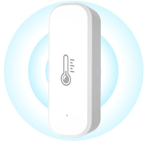 Intelligenter Temperatursensor – Mini-Manometer 7,5 x 3,7 x 2,5 cm, kabelloses Hygrometer IP65, genaues Ablesen des mit Remote-App-Unterstützung, Indoor-Monitor für Zuhause, Schlafzimmer