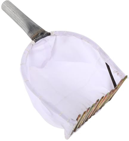 ARTIBETTER Handlicher Blaubeerpflücker mit Langem Stiel Beerenpflückrechen und Schaufel aus Metallrahmen mit Stofftasche Beerenerntewerkzeug für Heidelbeeren Cranberries und Johannisbeeren