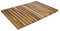 Tarima/Alfombra Flexible para Ducha y baño, en Madera de Teca (50 x 70 cm)