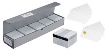 Zebra Card, PVC, MIFARE 1K Classic 30mil, 500 Cards, White, 800059-304