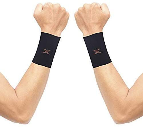 Thx4COPPER 1 Paar Kompression Handgelenk Bandagen,Copper Infused Handgelenk Unterstützung für Verbessern Sie die Durchblutung und Erholung, Unisex