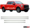 OMAC Garniture Baguette de Porte latérale Compatible avec Ford F150 2015-2020 en Acier INOX 4Pcs