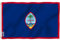Anley Fly Breeze 3x5 Fuß Guam Flagge - Lebendige Farbe und UV-Lichtechtheit - Leinwandkopf und doppelt genäht - Guamanian Flags Polyester mit Messingösen 3 X 5 Ft
