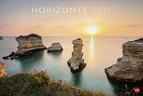Horizonte - Heye-Kalender 2021 - Fotokalender mit spektakulären Landschaftsaufnahmen - 58 cm x 39 cm