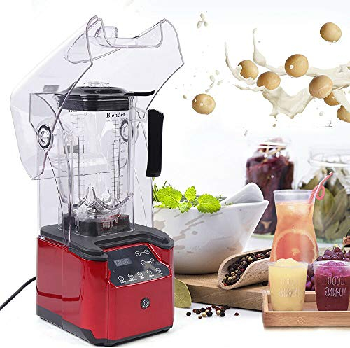 Batidora de vaso de 2,2 l, batidora de smoothie silenciosa, con pantalla táctil inteligente y picadora de hielo, batidora de cocina, 26000 rpm
