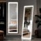 ELEGANT LED Full Length Dressing Mirror with Lights, 160x50 cm Standing Floor Mirror with Dimming & 3 Color Modes, Large Leaning or Wall Mounted Mirrors for Bedroom