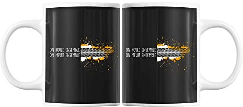 Mugs couple On roule ensemble | Référence Bad Boys | Tasses Duo Amour