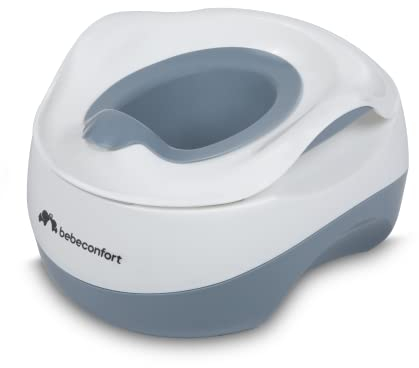 Bebeconfort Pot bébé 3 en 1, Siège d'Apprentissage de la Propreté, Réducteur de Toilettes et Marchepied pour Enfants, convient à partir de 18 mois