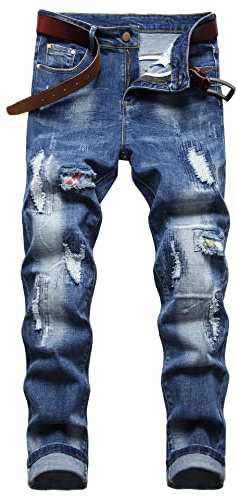 Baylvn Jean Skinny pour Homme 958