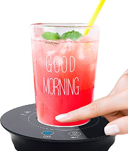 Natudeco Chauffe-Tasse à café Glacière sous-Verre USB Chauffage électrique Tapis de Tasse Chauffe-Tasse Portable Chauffe-Boissons Plaque pour café, Lait, thé, Bureau à Domicile