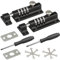 Loquet de Verrouillage à Combinaison, [étanche-2 Pcs] Spopal Verrou de Porte à Code, Imperméable Verrou à Combinaison à 4 Chiffres avec Vis de Fixation de Sécurité pour Armoire, Garage,l'école