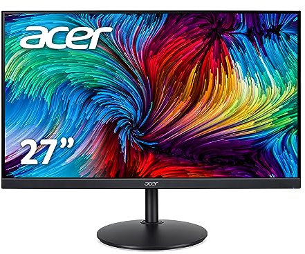 acer CBA272 27-inch Monitor - VA Panel, 1920 x 1080, 4ms, 100Hz, FreeSync, HDMI, VGA, Height Adjustable