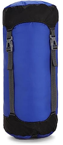 TRIWONDER Stuff Sack Sleeping Bag Compression Sack Compact Storage Bag Compression Bag for Outdoor Camping Backpacking Travelling (Blue, M)