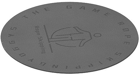 Saltare Il Tappeto Di Allenamento in Corda Per L'esercizio A Casa Saltare La Corda Spesso Tappetini Pad Del Pavimento A Prova Di Suono,A01 8mm,60CM
