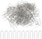 PATIKIL Fork Pins, 200 Pcs Stainless Steel Sewing U-Pins 0.9 Double Blocking Pin for Sewing Jewelry Fabric Craft DIY, Silver