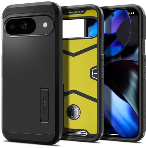 Spigen Cover Tough Armor Compatibile con Pixel 9/9 Pro - Nero