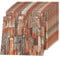 Trintion 10 Stück 3D Wandpaneele Selbstklebend Ziegel Tapete Ziegel Wand Papier Vintage Tapete Wandaufkleber Stereo wasserdichte Fototapete Ziegelstein 38.5 x 34.5cm Rot