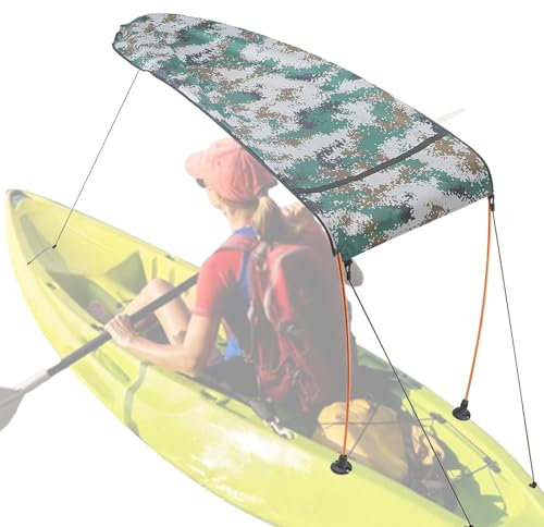 Pare-Soleil pour Bateau – Tente de Plage, Parasol de Bateau et Kayak kit de matériel de Base pour la pêche en Plein air, Kayak, Bateau Gonflable