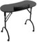 Vivezen - Table de manucure Professionnelle Pliante avec tiroir, roulettes et Housse de Transport - Noir