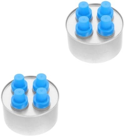 IMIKEYA 2st Kraftstofftank Leer Brennstoffbehälter Für Den Außenbereich Leere Metallbrennstoffdose Leerer Kraftstoffbehälter Für Den Außenbereich Leere Benzindosen Aus Metall Silver Eisen