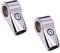 JIHXYER 2 Pezzi Connettore Tubo Raccordi Strutturale Giunto Morsetti Alluminio Lega Raccordi Tubo Scaffale Connessione Giunto Fissaggio