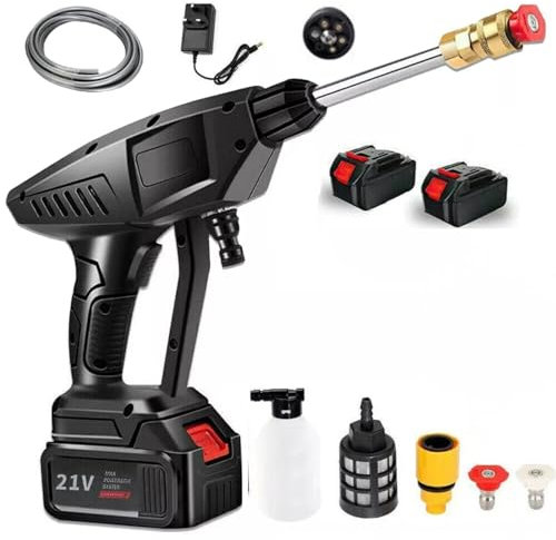 sports flyfree 2 Battery 21V Cordless Portable Car High Pressure Washer 30 Bar Jet Water Wash Cleaner with 5m Hose