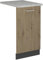 Vicco Tapa del lavavajillas R-Line, Roble Artesanal, 45 cm, ET Mármol