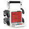 iFCOW Game Disk Storage Tower Étagère à disquettes de Jeux vidéo pour Switch/Switch OLED, pour 10 Jeux, avec 4 Supports de manettes, Blanc, Fashion