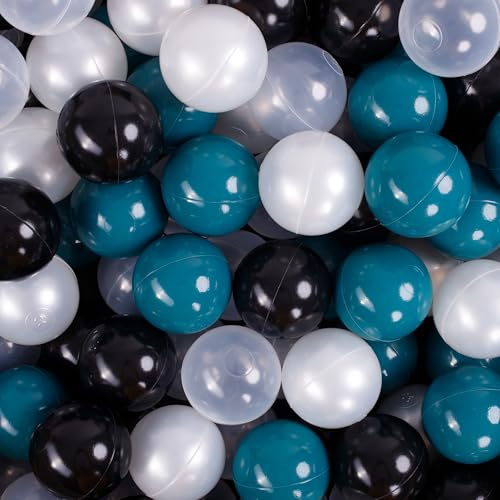 H&F Heimtextilien 200 Bälle für Bällebad Ø 7 cm – Bunte Plastikbälle für Kinder & Babys – Weiche & langlebige Spielbälle – BPA-frei & schadstofffrei – Perfekt für Spielzelt, Hüpfburg & Garten