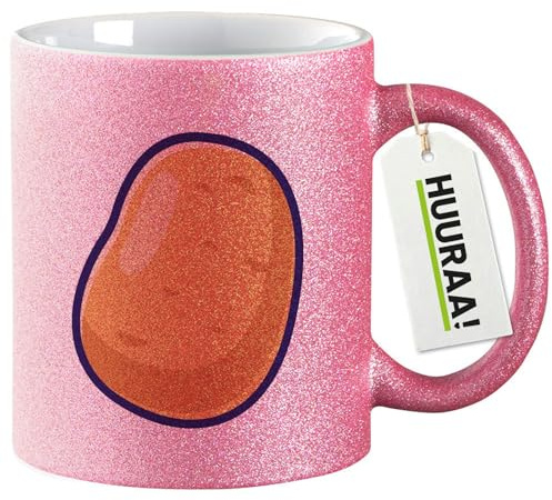 Huuraa Glitzertasse Kartoffel Comic Geschenk