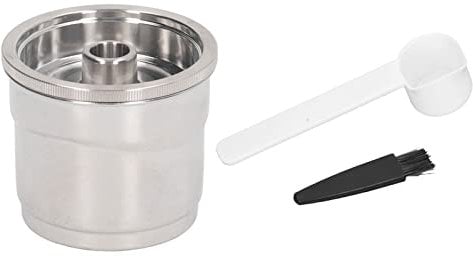 Stainless Steel Reusable Coffee Capsule Filter, Refillable Cup Filter for Illy Coffeemaker, Eco Friendly and, DIY Coffee with Good Filtering Effect