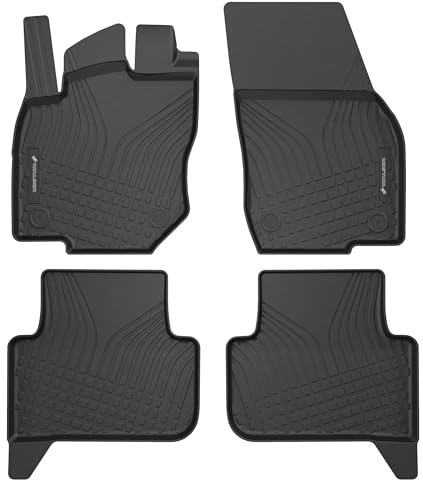 Walser Premium Fussmatten Auto für VW Tiguan (CT1) 09/2023-Heute, 100% passgenaue Gummimatten Auto - Made in EU, robuste Fußmatten Auto, Auto Fußmatten