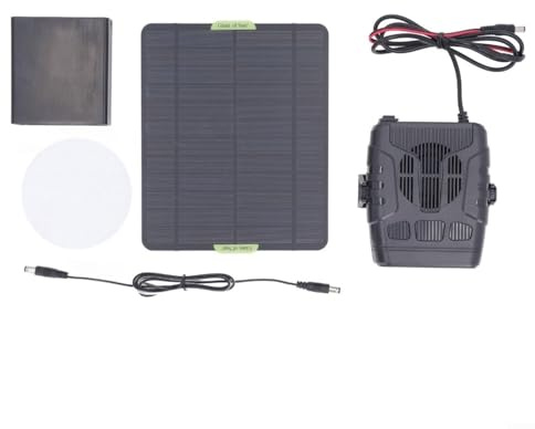 Lastdaytime Tragbare Solarheizung für Haustiere und Pflanzen – Solarbetriebene Raumheizung für Hühnerställe, Hundehäuser, Gewächshäuser, kompaktes Design (C)