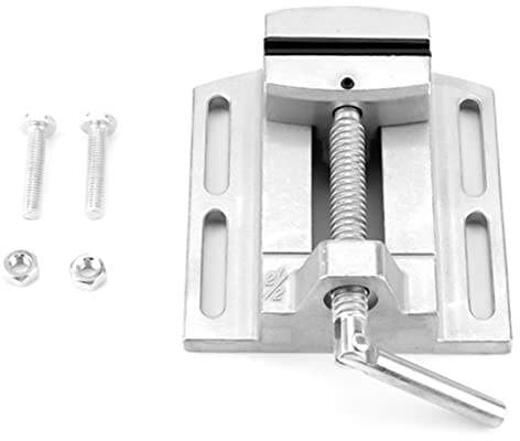Respicefinem Industrial Heavy Duty 2,5 Bohrschraubstock mit erhöhten Backen für Fräsen, Bohren und Maschinenwartung, stabiles Spannwerkzeug