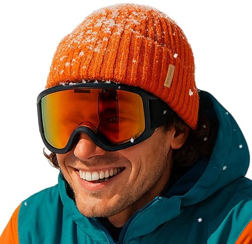 TOP-EX DryKnit™ wasserdichte L/XL/XXL Winter Strickmütze Herren Damen Fleece Gefüttert Thermo Warm Watch Cap Skull Cap Kaltes Wetter