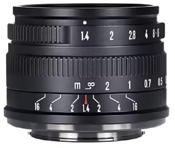 Compatibile con obiettivo a focale fissa manuale APS-C da 35 mm F1.4 II for fotocamere multi-mount(Fuji XF)