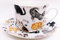 Cats Breakfast Cup & Saucer Fine Bone China Large Cats Collage Cup & Saucer Hand Decorated in The U.K.