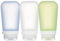 humangear 'GoToob' 3er Pack, Silikon, 100 ml transp./grün/blau, 071101, Einheitsgröße