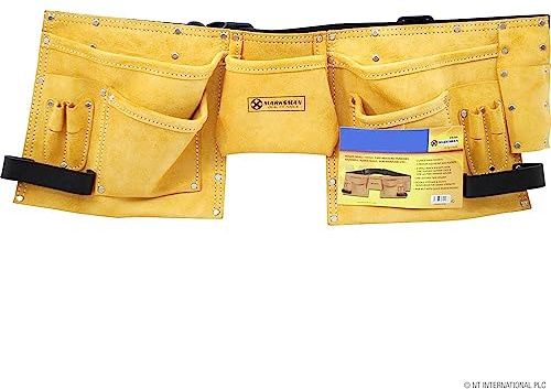 PaulStore 11 Pocket Tool Belt Pouch Toolbelt Buckle Leather Marksman 69098