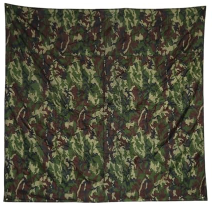 Lona Impermeable de la Tienda del Refugio Que acampa, Camuflaje al Aire Libre portátil Ligero Ligero Impermeable Mat RainTent(2 * 2m)