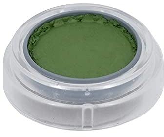 Grimas Water-Make-Up, 2.5ml Wasserschminke, Farbe moosgrün 404, professionelle Körperfarbe, schnelltrockend und sehr hautschonend, ideal fürs Kinderschminken, Karneval und Halloween, auf Wasserbasis