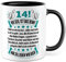 14 Tasse Geburtstag Geschenk Kaffeetasse vierzehn lustige Geschenkidee Sohn Kaffee-Becher Humor chillen zocken Spruch Teenager 14ter Familie Witz