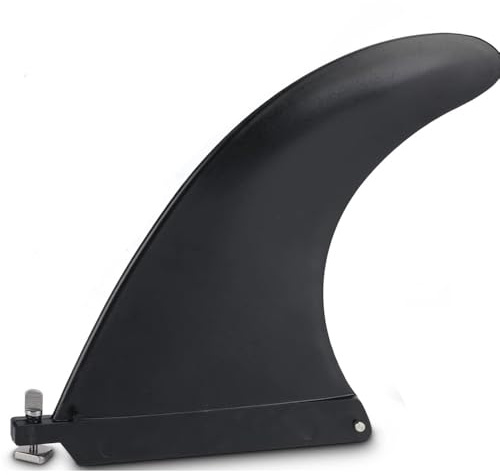 SSyang SUP Finne, Verstärkte Sicher Surfbrett Sup Finne, Abziehbare Surfbrett Finne,Surfbrett Ersatz Sup Zubehör,Universal Finne Sup, 21*16.5cm für Stand Up Paddle Board, Longboard,Surfbrett(Schwarz)