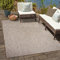 SANAT Melissa Outdoor Teppich Wetterfest - Balkon Wasserabweisend - Für Innen und Außenbereich, Terrasse, Garten, Wohnzimmer oder Küche - Beige, 200x290 cm