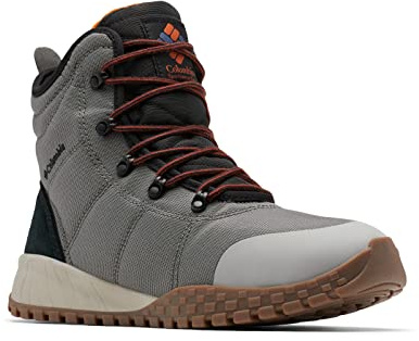 Columbia Men's Fairbanks Omni-Heat Snow Boots, Titanium Ii/Warm Copper, 11.5 Wide