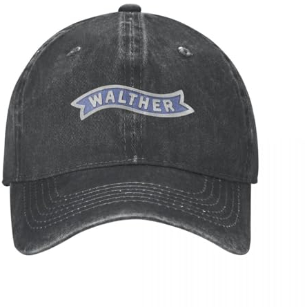YUONME Baseballmütze Walther Baseballkappe Vintage Distressed Baumwolle Snapback Cap Outdoor Running Golf Geschenkkappen Hut Geschenk