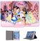 Case for 9-10.1 Inch Tablet, Leather Protective Cover for Fire HD 10, Huawei MediaPad T3/T5 10, Fusion5 10.1, Galaxy Tab A 10.1/Tab E 9.6, Lenovo Tab10 (All Princesses in Castle)