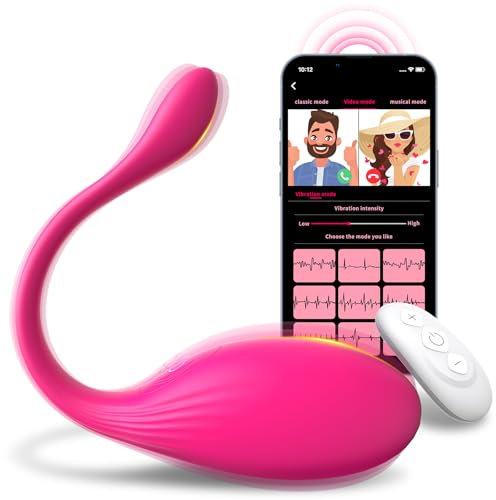 Vibratorensets für Frauen Vibrator, Sex Spielzeug für die Frau Paare, 10 Modi Vibration für Frauen Vibratorstarb Frauen Klitoris G Punkt, Sex Toys Dildo Anal Vibratoren Sexspielzeug mit APP (Pink)